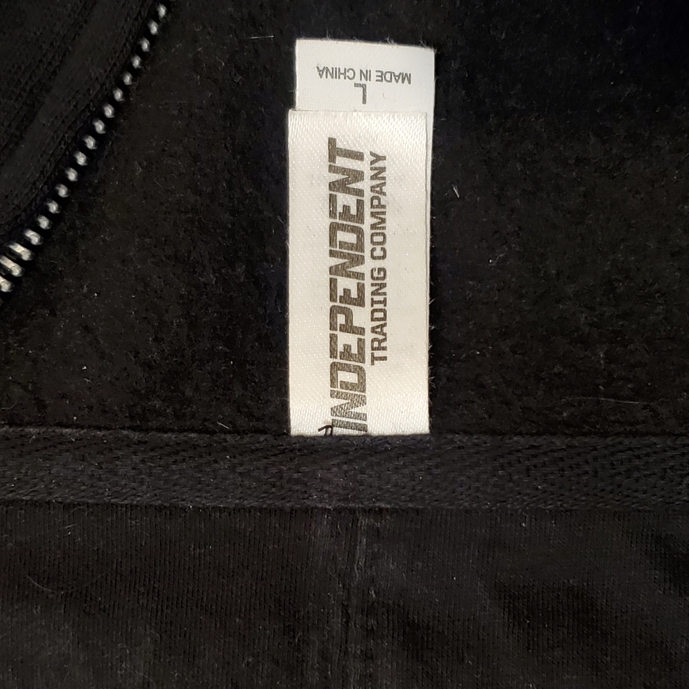 Downtown Las Vegas Men's Gold Spike Cobra Black Full Zip Hoodie Large - Picture 5 of 6